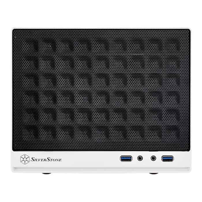 (image for) Silverstone Sugo SG13WB Mini ITX Cube Case - White-Black
